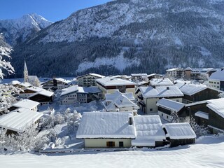 Winter Ölberg Ausblick Elbigenalp