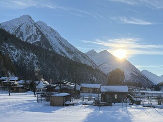 Winterbild Elbigenalp/Grünau