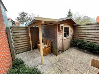 Eigene, private Sauna im Garten