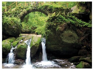 Müllerthaltrail Wasserfall -2 Minuten entfernt