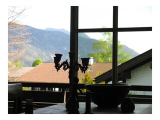 Blick vom Balkon
