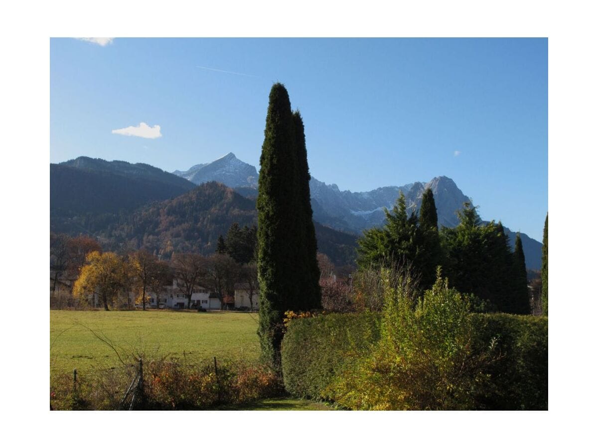 Blick auf das Wettersteingebirge