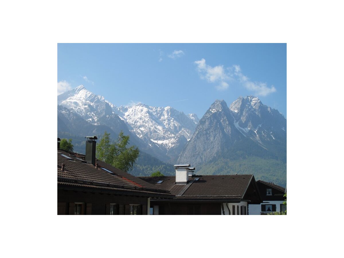 Blick auf das Wettersteingebirge