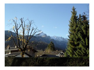 Gebirgsblick von der Terrasse