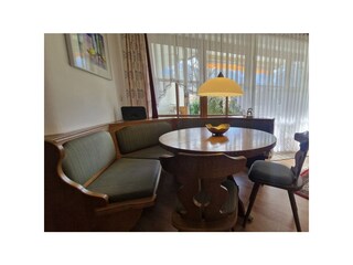 Essplatz im Wohnraum