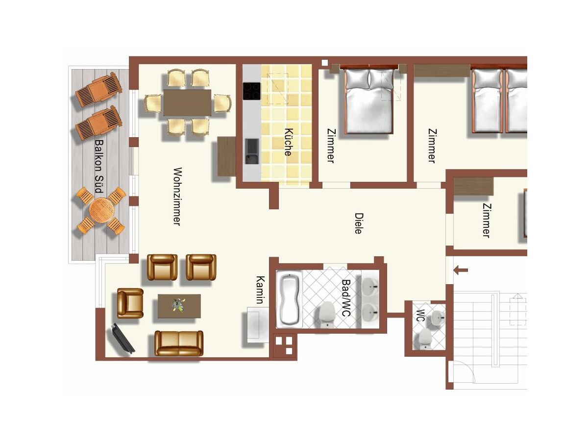 Ferienwohnung Garmisch-Partenkirchen Grundriss 19