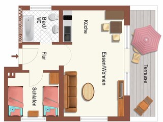 Ferienwohnung Garmisch-Partenkirchen Grundriss 20