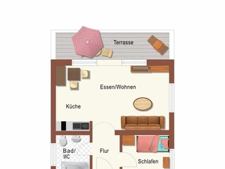 Ferienwohnung Garmisch-Partenkirchen Grundriss 21