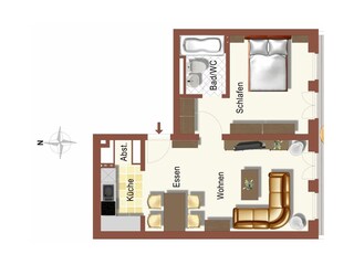 Ferienwohnung Garmisch-Partenkirchen Grundriss 25