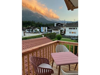 Blick vom Balkon