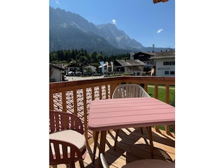 Blick vom Balkon