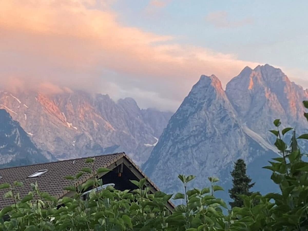 Blick auf das Wettersteinmassiv