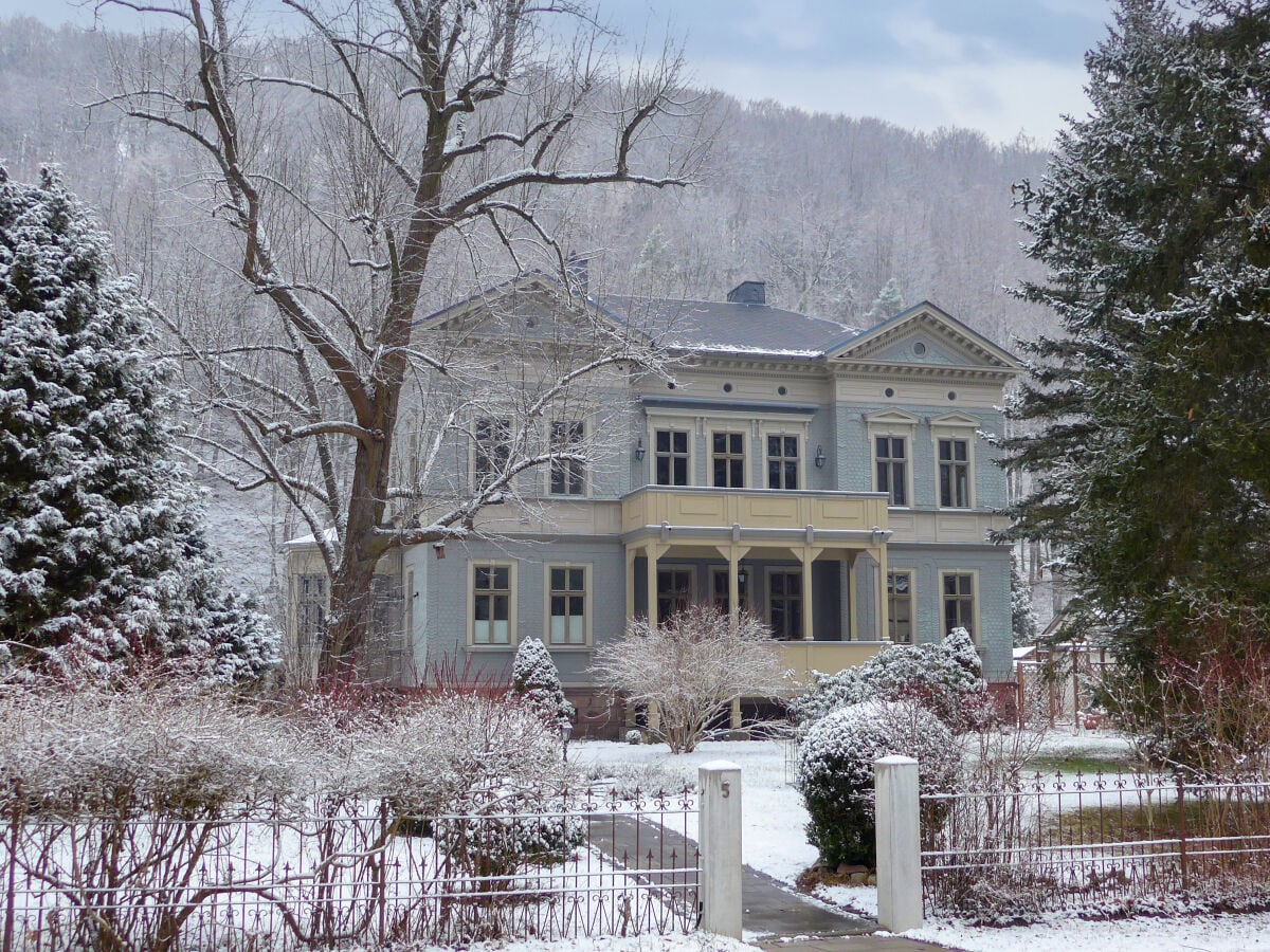 Villa Heimlicher Grund im Winter