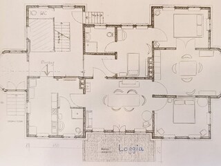 Grundriss der Ferienwohnung