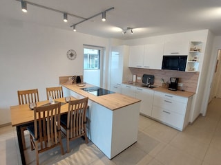 Küche mit Meerblick