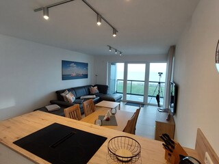 Küche mit Meerblick