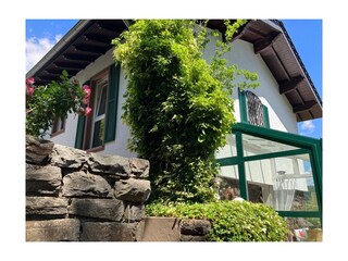 Blick Bratenöfchen Wintergarten