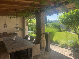 Überdachte Terrasse