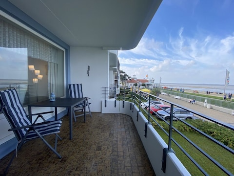 Nautilus, Ferienwohnung 12 inkl Strandkorb u. Meerblick