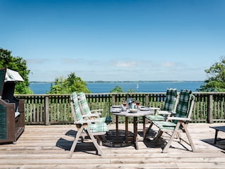 Unsere wunderschöne Meerblick-Terrasse