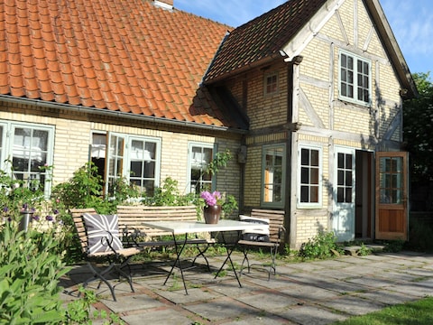 Ferienhaus Lütt Arnis - Rosenhaus