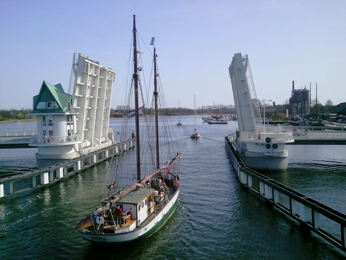 Klappbrücke in Kappeln