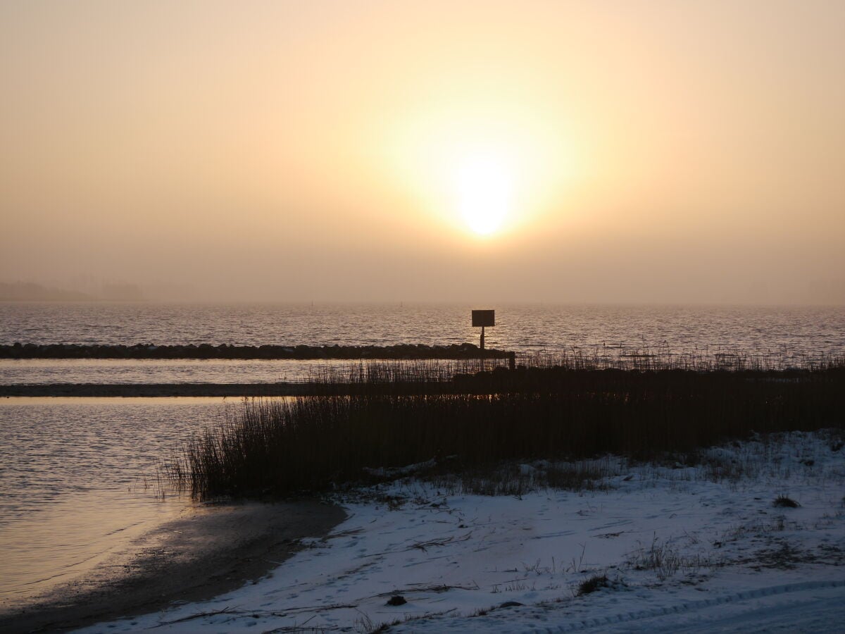 Sonnenuntergang über der Schlei