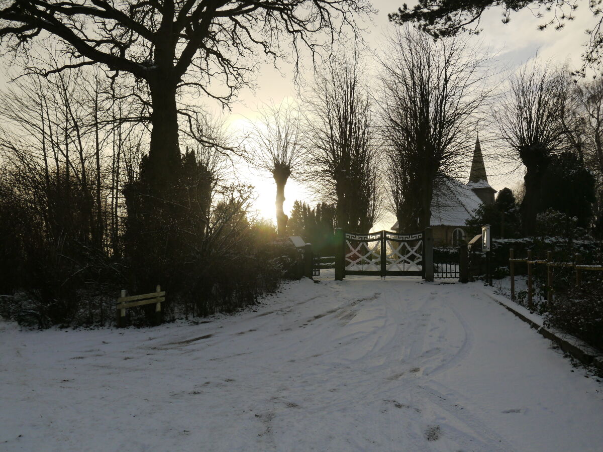 Arnisser Kirche im Winter