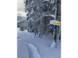 Abfahrt vom Schwinbach