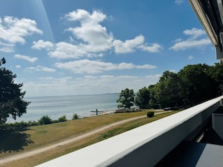 Ausblick auf den Strand