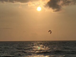 Eckernförder Strand mit Kite