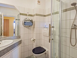Bathroom optional shower