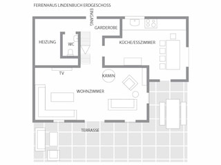 ground plot holiday house lindenbuch groundfloor