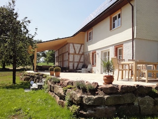 garden and terrace