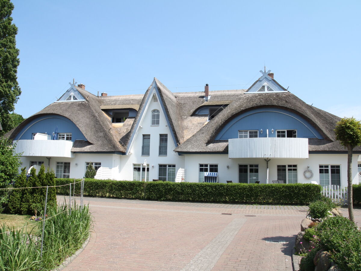 das Haus mit Blick auf die Wohnung