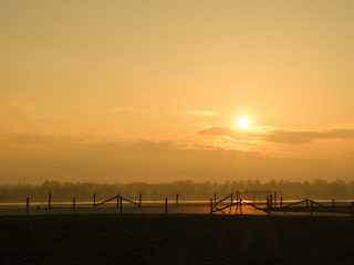 Sonnenaufgang  vom Balkon vorne