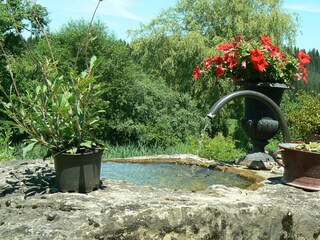 Trinkwasserbrunnen hinterm Haus