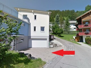 Parkplatz Haus