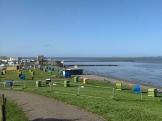 in wenigen Schritten am Strand