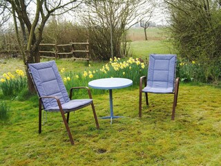 Sitzmöglichkeiten im Garten