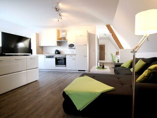 Wohnbereich mit Küchenzeile_Seestern