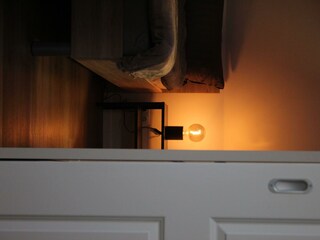 Blick ins Schlafzimmer Offizier