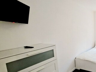Schlafzimmer mit 2 Einzelbetten