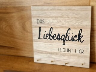 liebevoll dekoriert