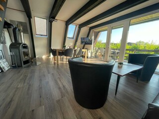 Wohnbereich mit Kamin