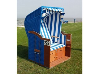 Privatstrandkorb am Meer