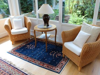 Sitzecke im Wintergarten