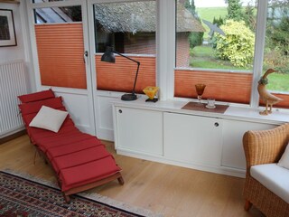 Relaxecke im Wintergarten