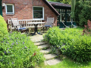 Blick auf die Terrasse