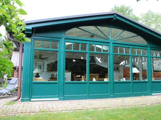 Wintergarten von Außen